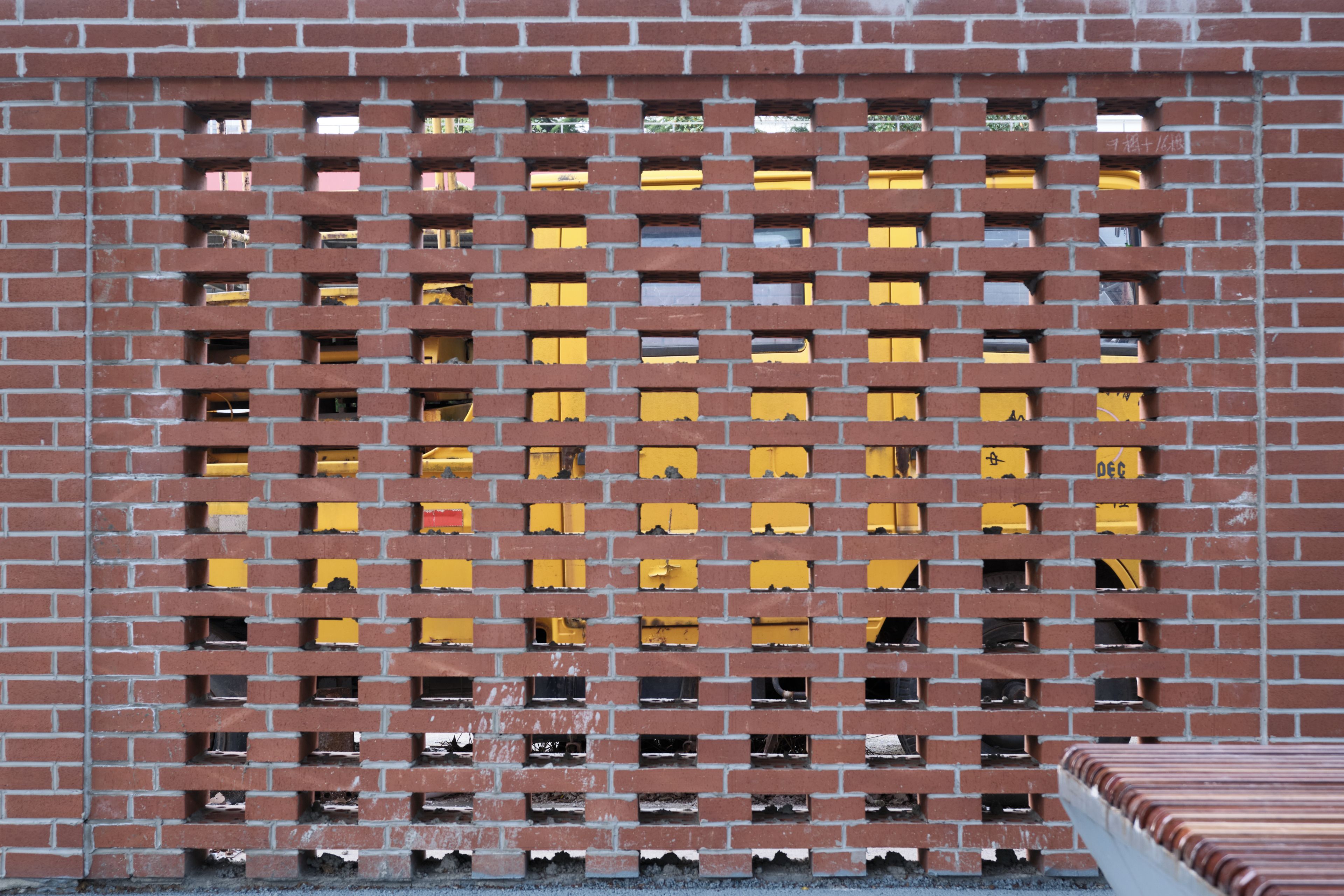 Behind the wall