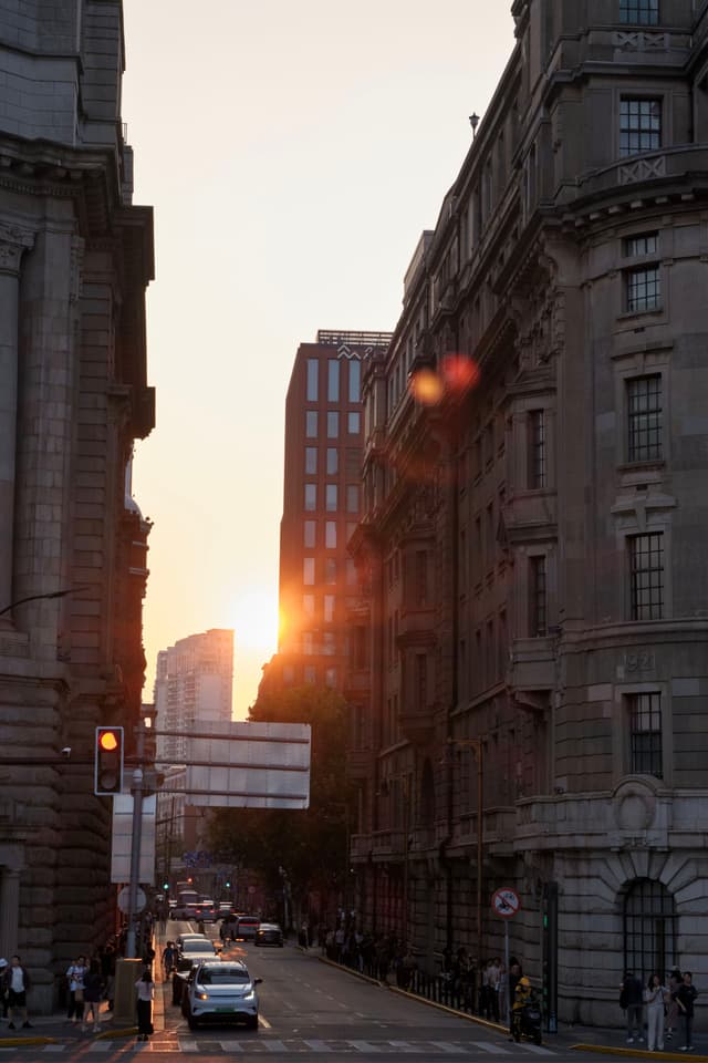 The Bund sunset